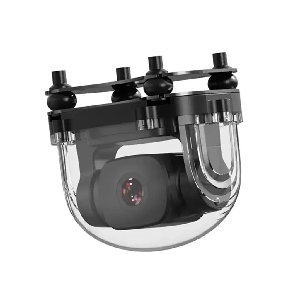 Drone FPV camera side view - Drone transmitter and receiver