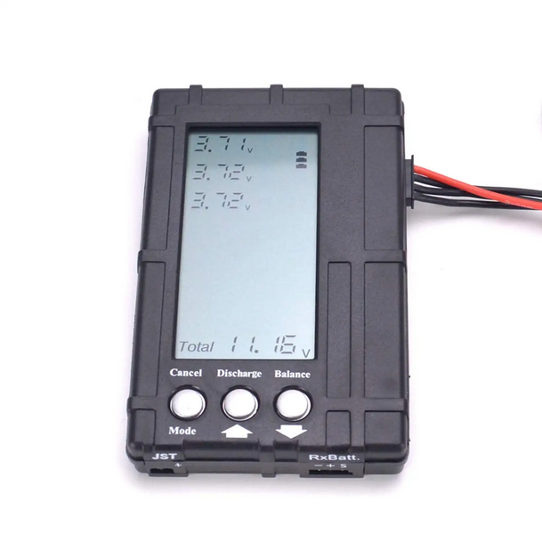 Battery Voltage Checker-top view-Drone batteries and chargers