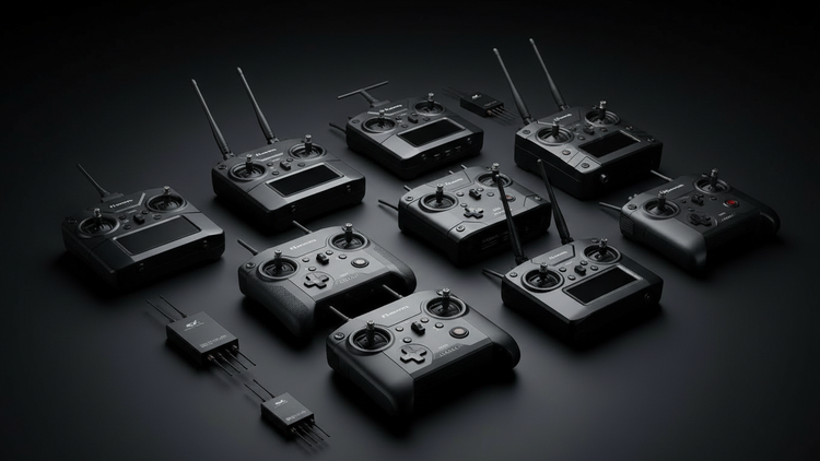Drone transmitter and receiver
