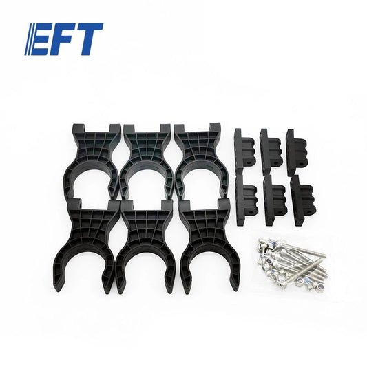 EFT Drone Parts Body Drone Arm Clamp Parts Packet 30m/6pcs For Agriculture UAV Frame E610P 30mm Repair Parts